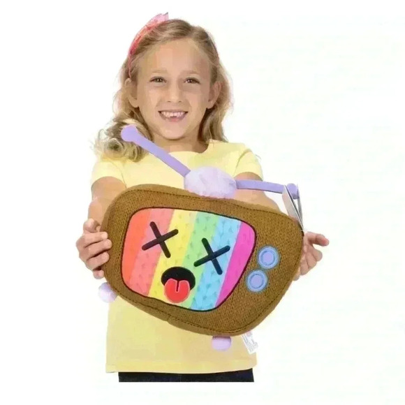 Unisex Ami Amist Plush Toy Jumbo Brown‎ Rainbow - Picture 2 of 5